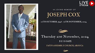 In Loving Memory of Joseph Cox [upl. by Nieberg]