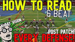 MAKE PASSING EASY NEW How to 📚READ amp BEAT🥊 EVERY DEFENSE in Madden NFL 24 POST PATCH Offense Tips [upl. by Chrisy]