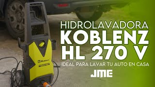 Hidrolavadora Koblenz HL 270 V  Ideal para lavar tu auto en casa  unboxing armado y uso JME [upl. by Hwu118]