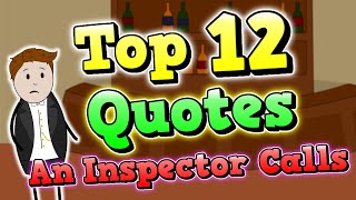 Top 12 MOST IMPORTANT An Inspector Calls Quotes gcseenglish [upl. by Macdougall499]