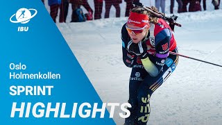 World Cup 2223 Oslo Holmenkollen Women Sprint Highlights [upl. by Ylrehc]