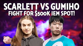 SCARLETT vs GUMIHO Qualifying Match  500000 IEM Katowice Qualifiers Bo5 ZvT  StarCraft 2 [upl. by Slorac]