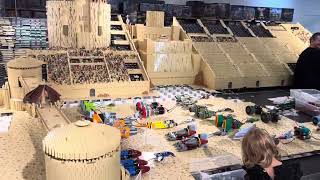 Custom LEGO XXL Podrace Arena  JB Spielwaren Event Oberhausen  70924 [upl. by Gorrian]