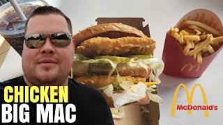 McDonalds NEW Chicken Big Mac Review [upl. by Panthea]