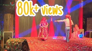 O mere dholna 🫶❤️  couple dance  Rajputi dance  wedding Dance Performance  Sangeet dance [upl. by Barvick]