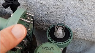 Sprinkler leaking fix replace antisiphon diaphragm Orbit [upl. by Lilia]