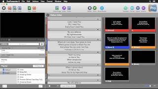 ProPresenter 6 Text Reflow [upl. by Ellevehc]