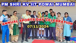 ANNUAL SPORTS DAY CELEBRATIONS 2024  KV IIT POWAI  annualsportsday kvs [upl. by Nodyarg]