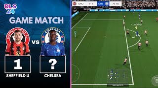 Sheffield United VS Chelsea comeback in last 20min game match  DLS24 [upl. by Korney]