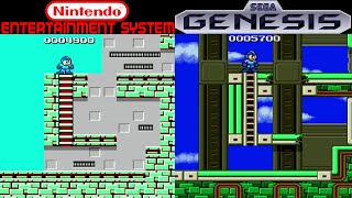 All NES Vs Genesis Games Compared Side By Side [upl. by Rohclem]