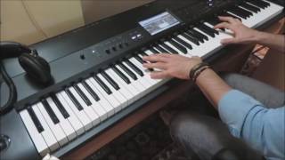 yurima kiss the rain by Siamak korg Krome PianoGerman Grand Reverb [upl. by Ynnaf]