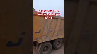 kandwal Tu Jassur road ka bahut bura HAal hai [upl. by Aivin]