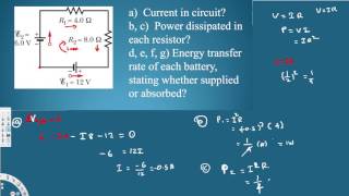 Direct Current Circuits  Physics  Problem1 [upl. by Noevart680]