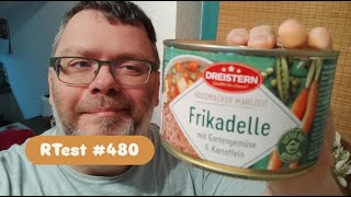 RTest 480  Dreistern Frikadelle mit Gartengemüse amp Kartoffeln [upl. by Aynuat]