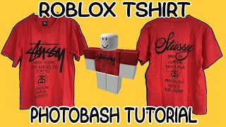 ROBLOX TSHIRT  PHOTOBASH TUTORIAL paintnet [upl. by Ecnatsnoc510]