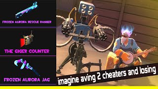 The Engineer Gaming vs two cheaters  TF2 Engineer Gameplay [upl. by Werdn]