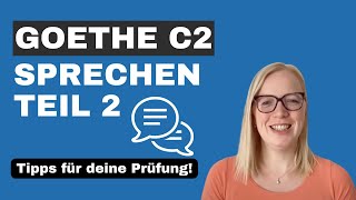 Goethe C2 Sprechen Teil 2  quotAutor oder Buchkritikerquot [upl. by Erme]