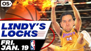 NBA Picks for EVERY Game Friday 119  Best NBA Bets amp Predictions  Lindys Leans Likes amp Locks [upl. by Ecnerol760]