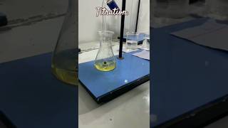 Titration🥼 titration laboratory labchemicals [upl. by Rezal]