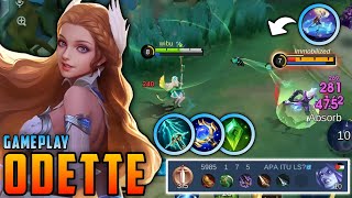 BUILD TERBARU ODETTE 1 HIT  ODETTE DENGAN ITEM SKY PIERCER amp GENIUS WAND 100 BROKEN  MLBB [upl. by Ule]