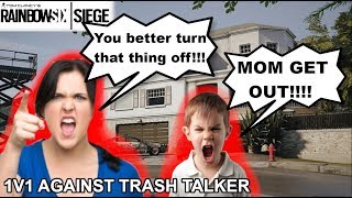 MOM RAGES AT TRASH TALKER DURING A 1V1  Rainbow Six Siege [upl. by Leilani]