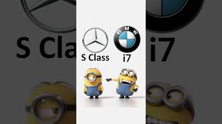 BMW i7 vs Mercedes S class funny car automobile asmr sportscards tiktok money bmw mercedes [upl. by Bussey791]