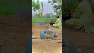 Solar motor pump driven diesel engine tubewell shortsfeedwaterpumpyoutubeshorts [upl. by Oivalf711]