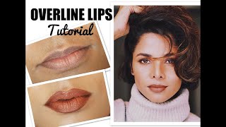 HOW TO OVERLINE LIPS TIPS to SHAPE YOUR LIPS GIVEAWAY 2018 [upl. by Root]