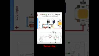 Diy 37v to 12v DC to DC Step Up Boost Converter Circuit🤯 diy [upl. by Flin616]