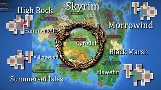 All The Elder Scrolls Provinces Fight Over Tamriel For 250 Years  WorldBox Battle Royale [upl. by Ralip622]