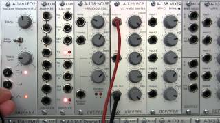 Doepfer A125 VC Phase Shifter Modulation Part One [upl. by Rachaba]