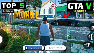 Top 5 Open World Games Like GTA V For Android  Best OFFLINE Open World Games For Android [upl. by Aranat]