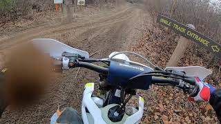 2019 Husky 450 FX First Ride [upl. by Gnel413]