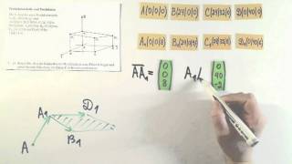 Abitur NRW Grundkurs Vektorrechnung Produktionshalle Aufgabe1 Teil 1 [upl. by Keeryt]