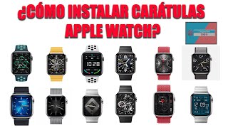 ⌚⏱¿CÓMO INSTALAR CARÁTULAS APPLE WATCH GRATIS FREE FACES APPLE WATCH CLOCKOLOGY SIN JAILBREAK [upl. by Lenwood]