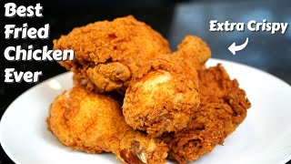 The Best Fried Chicken Ever  Crispy Buttermilk Fried Chicken Recipe [upl. by Odlonra]