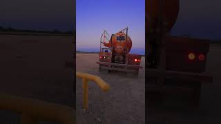 Hauling Saltwater Loads In South Texas  Vacuum Truck  Production Water  Oilfield Trucking [upl. by Tiffie]