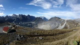 View from the top of the Grasberg Mine [upl. by Rubetta]