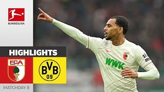 DoubleScorer ClaudeMaurice Angers Dortmund  FC AugsburgBorussia Dortmund 21  Highlights [upl. by Cyn31]