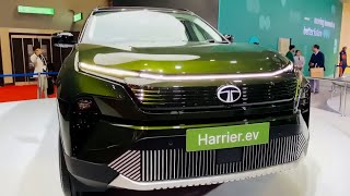 Tata Harrier Ev Launch In india details WALKAROUND review [upl. by Tavie]