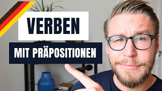 Deutsche Verben mit Präpositionen B2 C1  mit Übung  Learn German [upl. by Weisman]