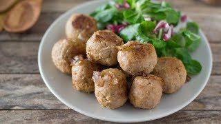 POLPETTE DI CARNE MORBIDE senza uova  Polvere di Riso [upl. by Derna]