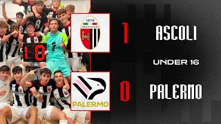 Highlights Under 16  AscoliPalermo 10  Ascoli Calcio [upl. by Akamaozu592]