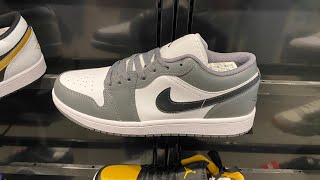 Air Jordan 1 Low Iron GreyWhiteBlack  Style Code 553558152 [upl. by Acinhoj]