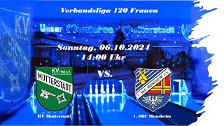 Verbandsliga Frauen KV Mutterstadt  1 SKC Monsheim [upl. by Woodley]