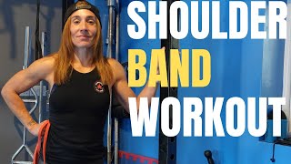 The Best Resistance Band SHOULDER WORKOUT to FAILURE [upl. by Demahom704]