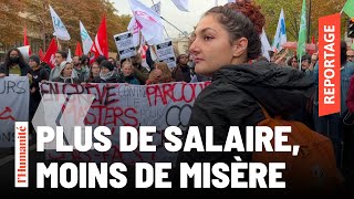 Grève du 29 septembre À Paris contre la vie au ras du Smic [upl. by Eelaras804]