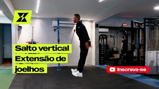 Salto Vertical com Extensão de Joelhos Aqueça shorts [upl. by Haelat]