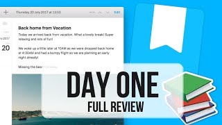 Day One Journal App Review  all features pricing and opinions [upl. by Leaper]