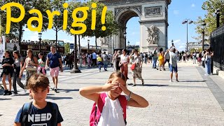 VISITIAMO VELOCEMENTE PARIGI PRIMA di ANDARE a DISNEYLAND COSA VEDERE a PARIGI in UN GIORNO E MEZZO [upl. by Anabelle235]